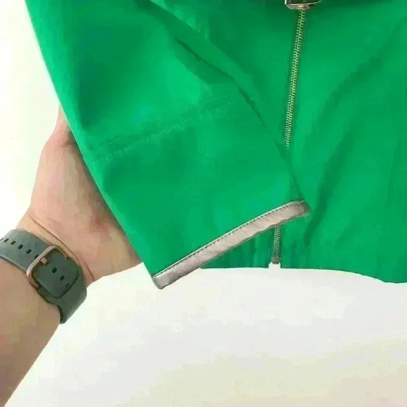 MICHAEL Michael Kors Green Belted Trench Coat - Picture 5 of 10